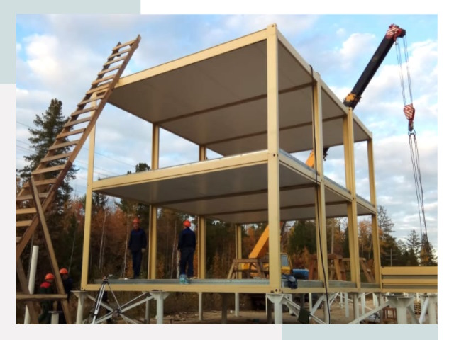 Строительство модульных здания Кулебаки