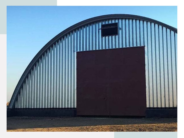 Бескаркасные ангары в Кулебаках