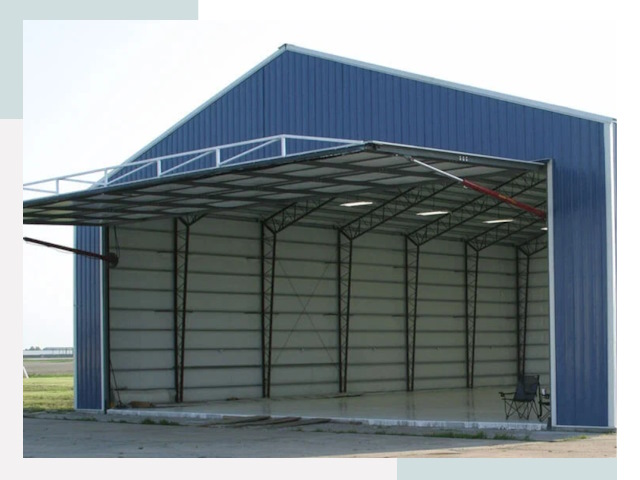 Прямо стенные ангары в Кулебаках