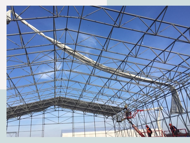 Шатровые ангары от 618 руб. в Кулебаках и Нижегородской области