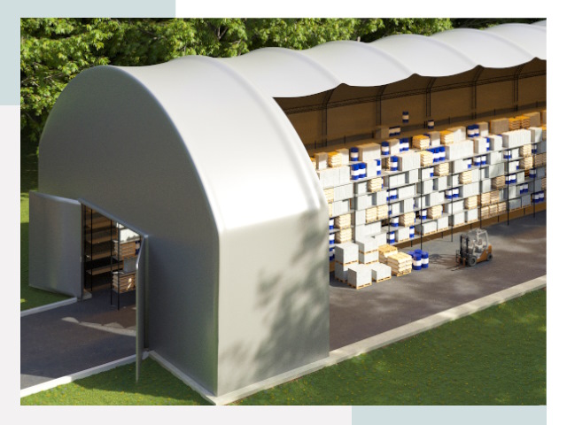 Тентовые ангары в Кулебаках
