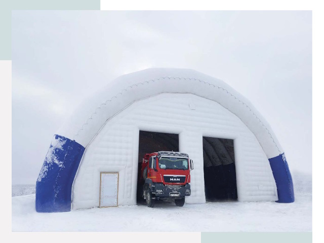 Мобильные ангары в Кулебаках