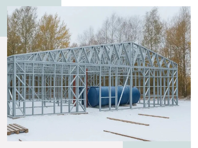 Металлические ангары в Кулебаках