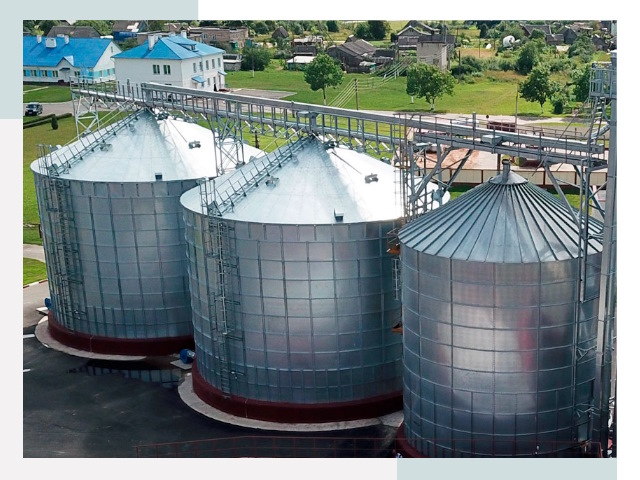 Металлические силосы в Кулебаках