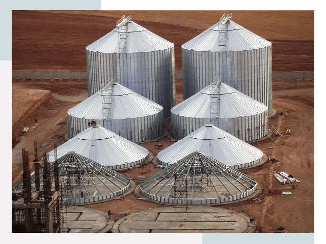 Строительство зерновых силосов в Кулебаках