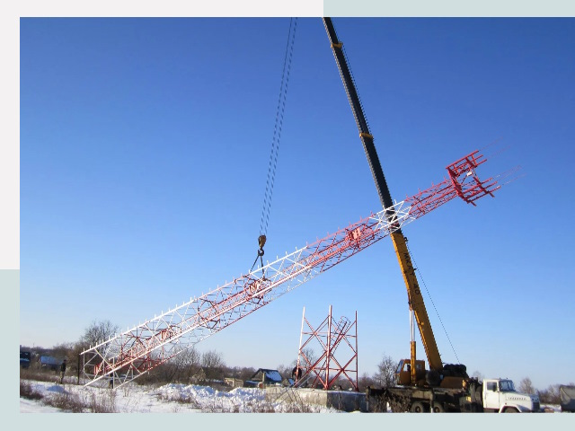 Строительство башен связи в Кулебаках от 618 руб.