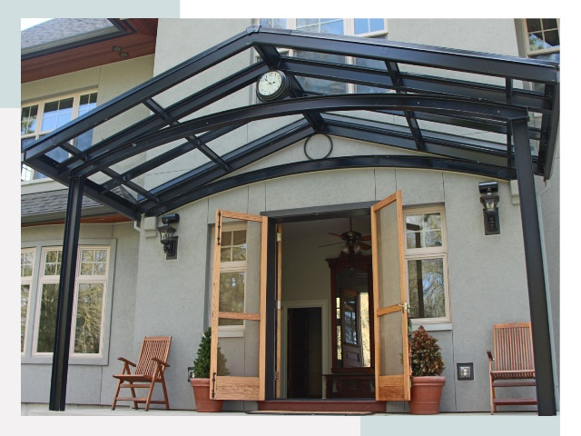 Козырьки металлические в Кулебаках