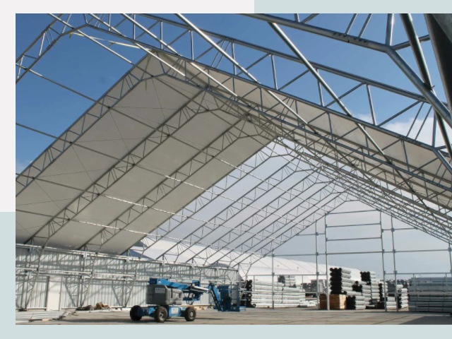 Каркасно-тентовые сооружения от СтальСтрой-Клб по цене 618 руб.