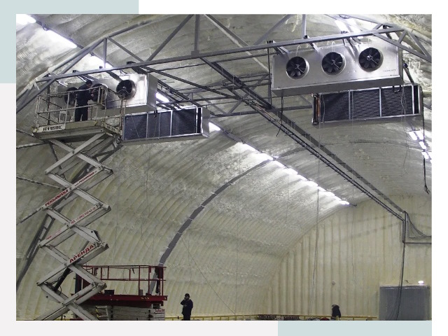 Оснащение ангаров в Кулебаках