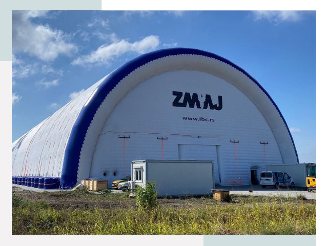 Брендирование ангаров в Кулебаках